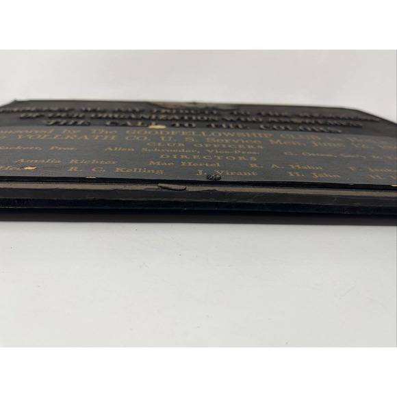 Vintage World War II 2 Plaque Vollrath military production co honoring soldiers - Picture 6 of 16